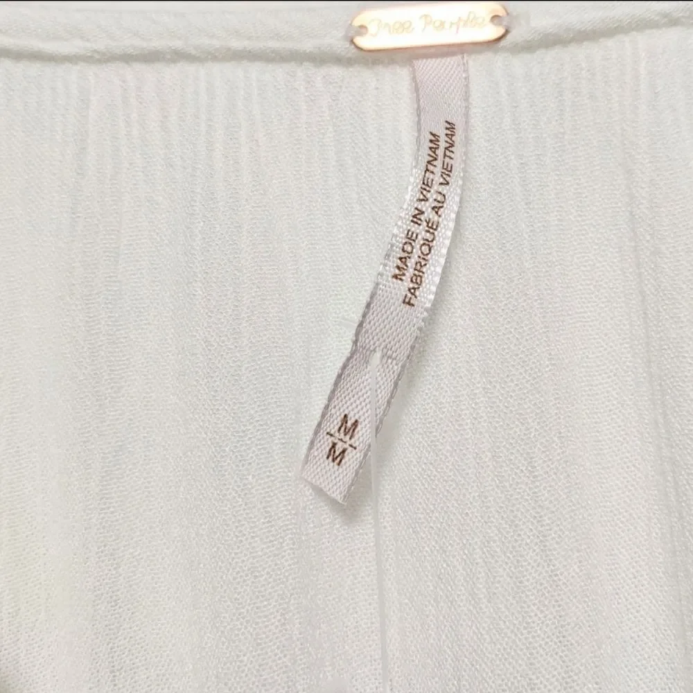 NWT FREE PEOPLE Sweet Darlin Maxi Dress Ivory M